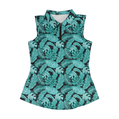 Black Tropical Blouse