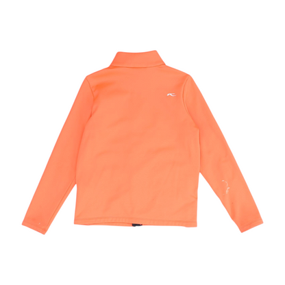 Neon Orange Color Block Jacket