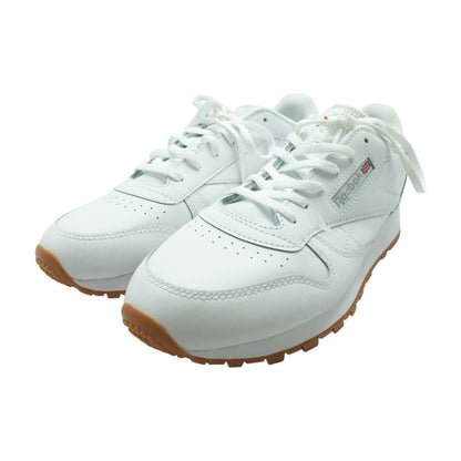 Classic Leather Sneaker White Athletic Shoes