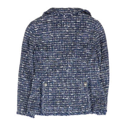 Blue Tweed & Chain Blazer