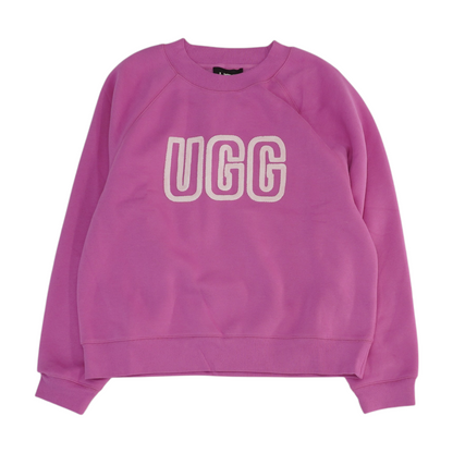 Pink Solid Sweatshirt Pullover