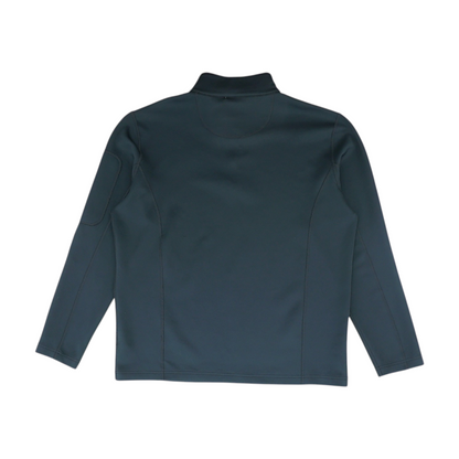 Black Solid 1/4 Zip Pullover