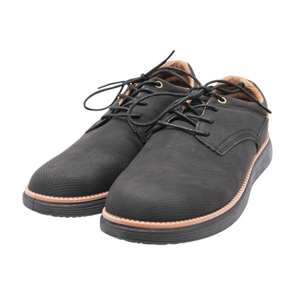 Black Lace-Up Dress Shoes