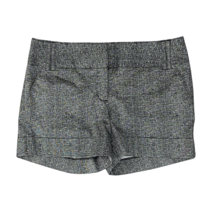 Black Print Chino Shorts