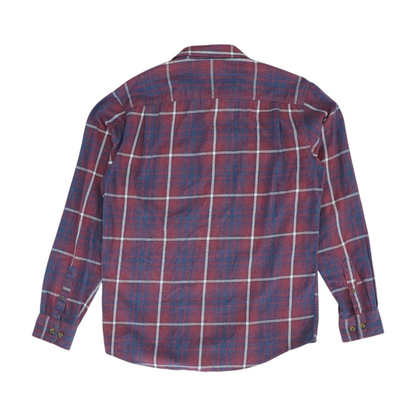 Red Plaid Long Sleeve Button Down