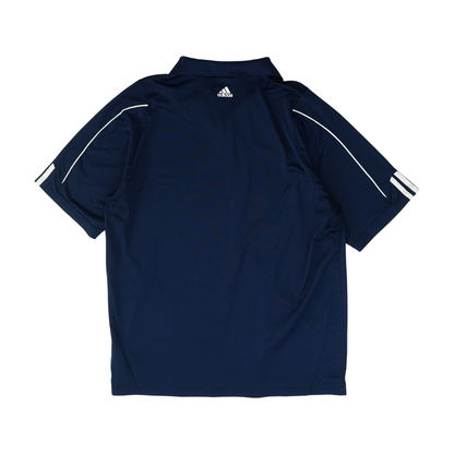 Navy Solid Short Sleeve Polo
