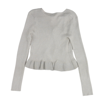 Beige Cardigan Sweater