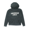 Black Solid Hoodie Pullover