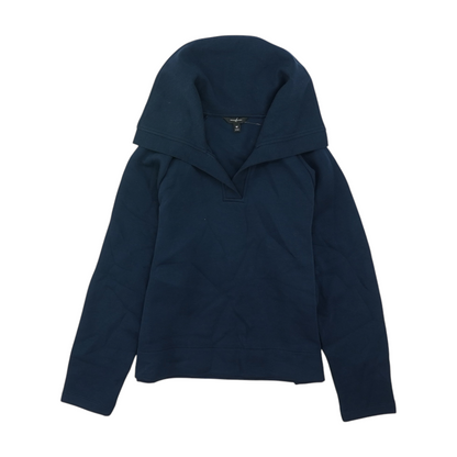 Banana Republic Navy Solid Sweatshirt Pullover – Image 1