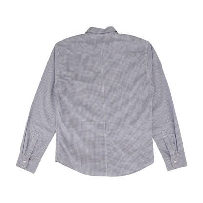 Blue Check Button Down