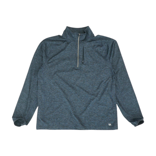 Blue Abstract 1/4 Zip Pullover