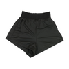 Black Solid Chino Shorts