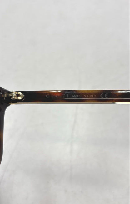 Tortoise GG0381SN Rectangle Sunglasses