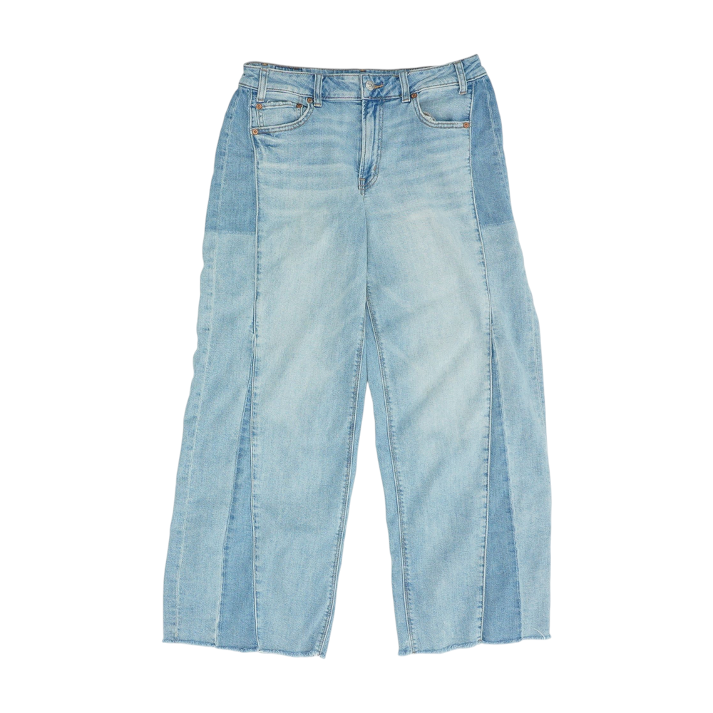 Blue Wide Leg Jeans