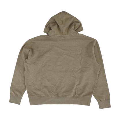 Brown Solid Hoodie Pullover