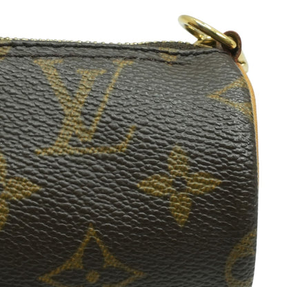 Brown Pochette Papillon in Monogram Coated Canvas