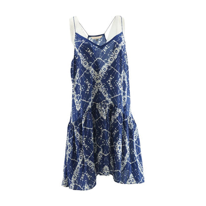Navy Graphic Mini Dress