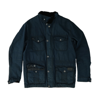 Blue Solid Jacket