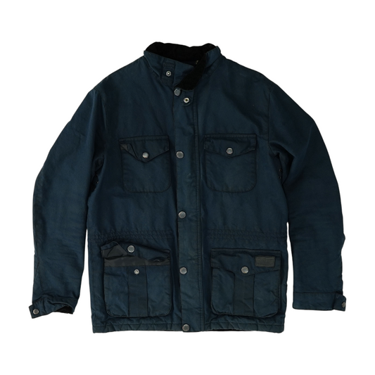 Blue Solid Jacket
