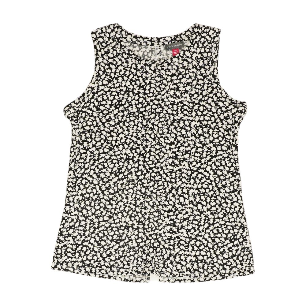 Vince Camuto Black Graphic Tank Top – Image 1
