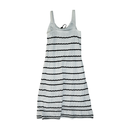 White Striped Dress