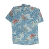 Blue Print Short Sleeve Button Down