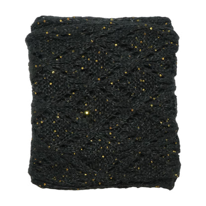 Black Acrylic Scarf