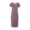Navy Floral Midi Dress