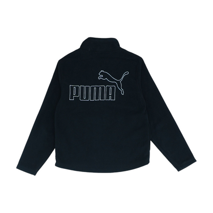 Black Solid Active Jacket