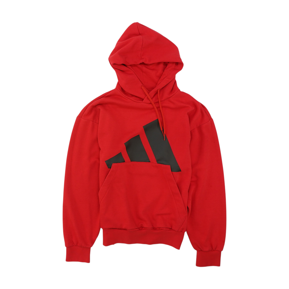 Red Solid Hoodie Pullover