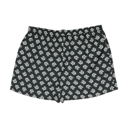 Black Graphic Pajama Bottom