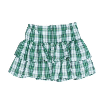 Green Print Skirt