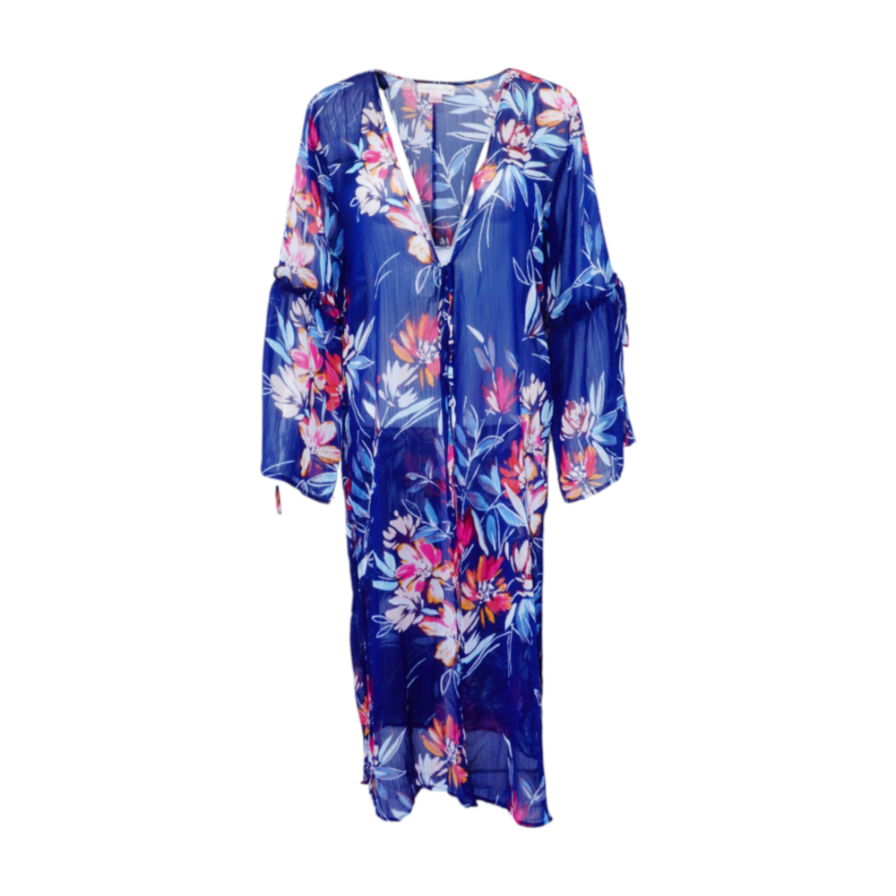 Navy Floral Cardigan