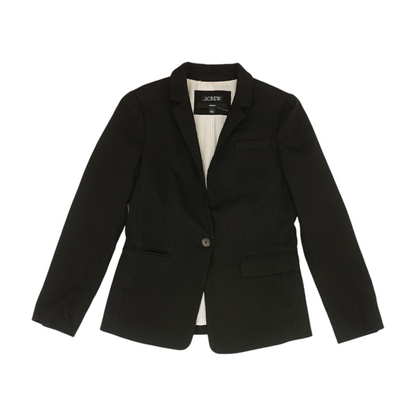 Black Solid Blazer