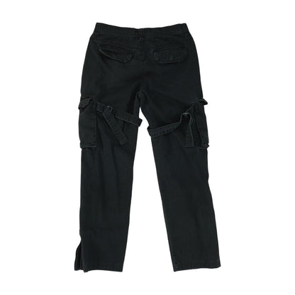 Black High Rise Relaxed Jeans