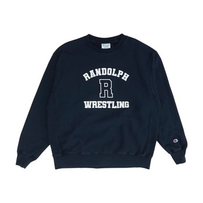 Navy Solid Sweatshirt Pullover