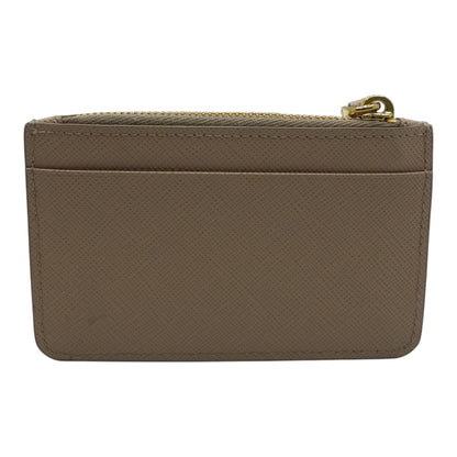 Saffiano and Smooth Leather Card Holder