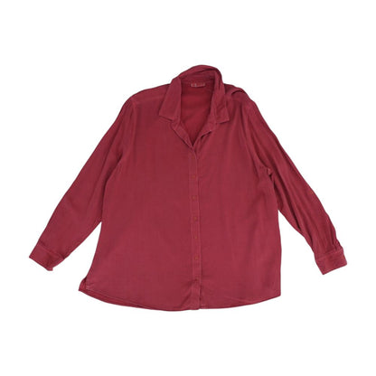 Red Button Down