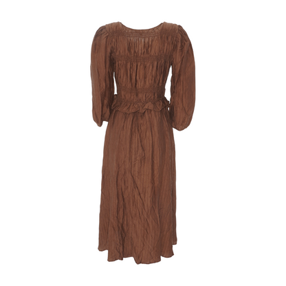 Brown Midi Dress