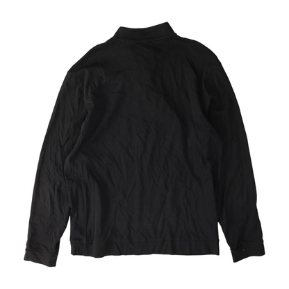Navy Solid 1/4 Zip Pullover