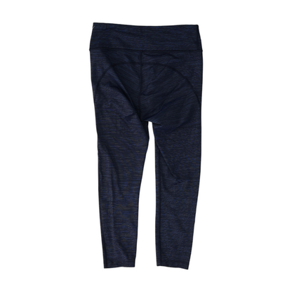 Navy Striped Active Leggings