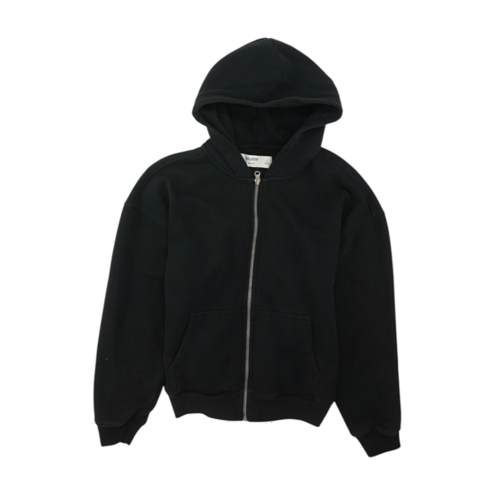 Hollister Black Solid Active Jacket – Image 1