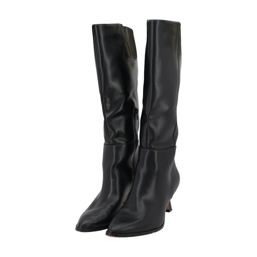 Black Knee-High Boots
