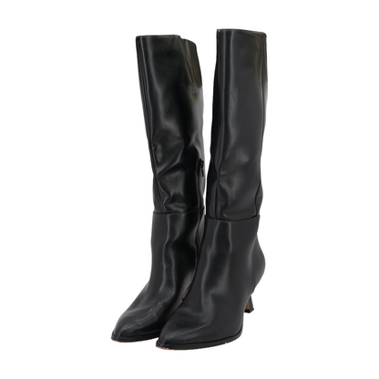 Black Knee-High Boots