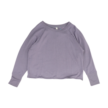 Lavender Solid Sweatshirt Pullover