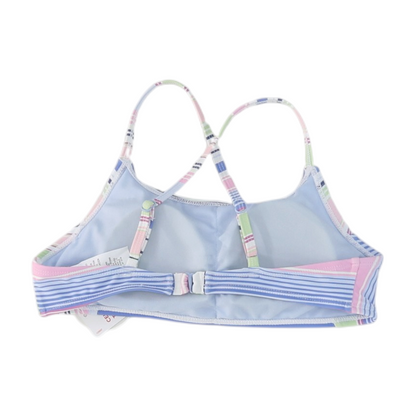 Multi Striped Swim Top