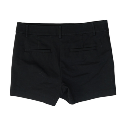 Black Solid Chino Shorts