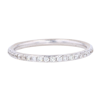 1/2 ctw 14K White Gold Diamond Band Ring