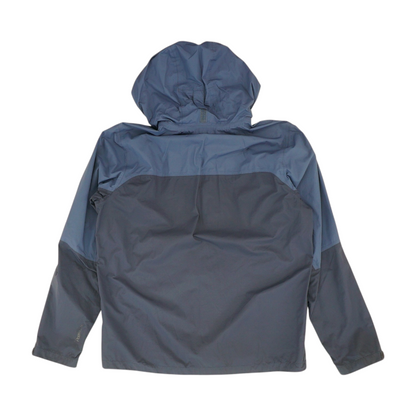 Navy Color Block Rain Jacket