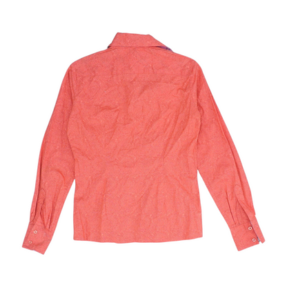 Orange Paisley Button Down
